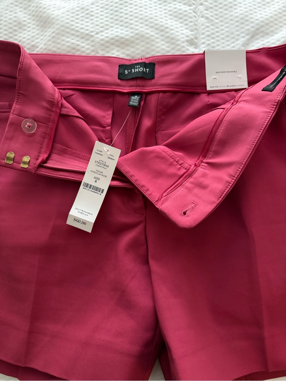 WHBM Shorts 5” size 8 NWT - Picture 4 of 6
